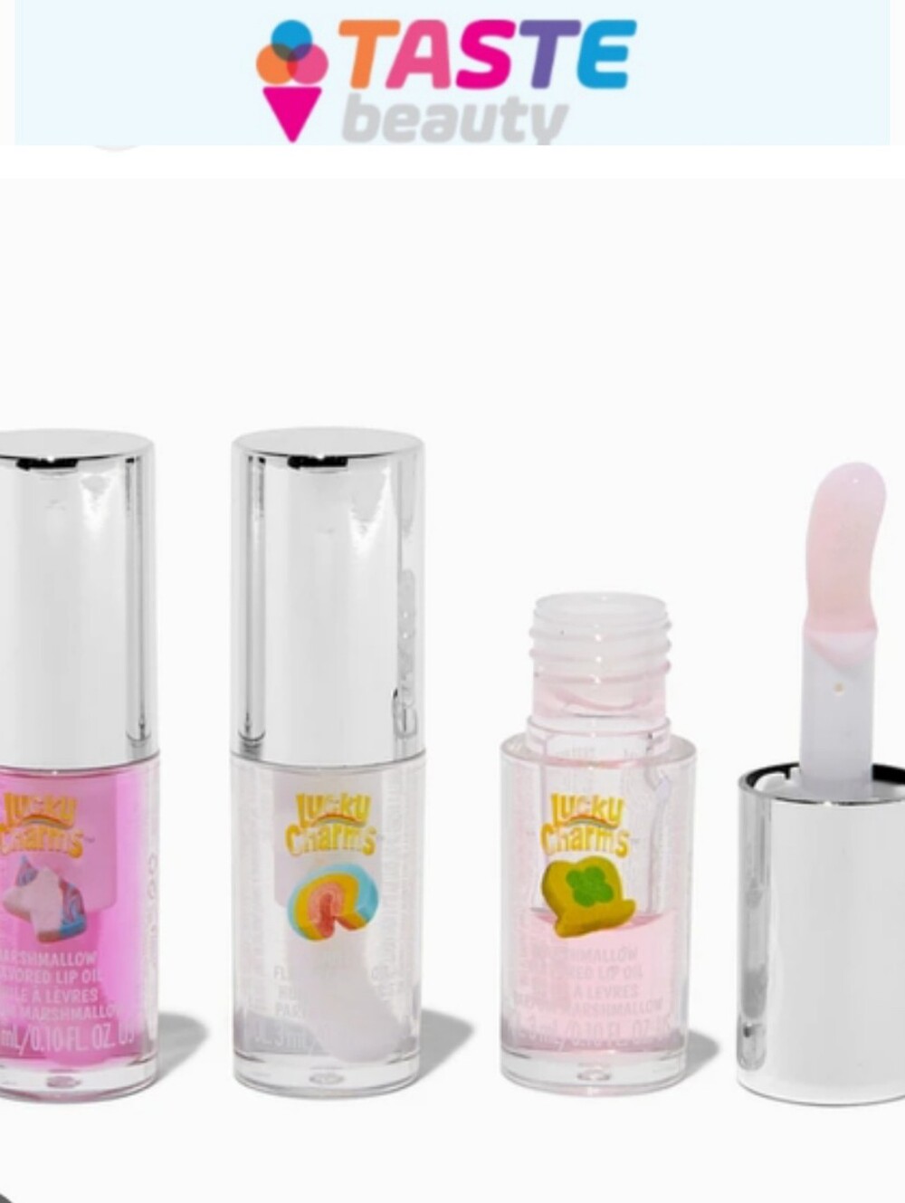 Taste Beauty X Lucky Charms Flavored Lip Oil Set